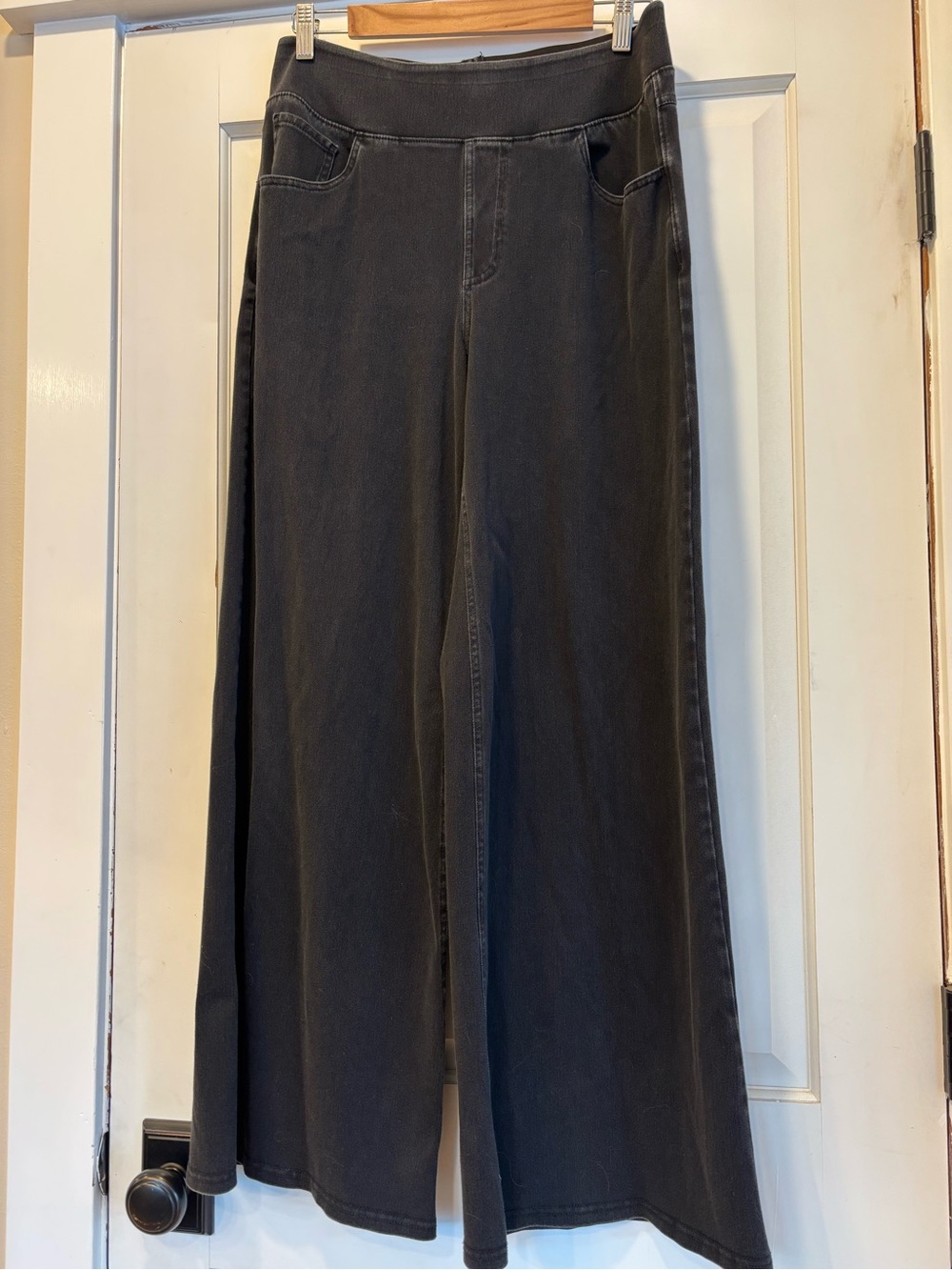 3 Pairs Halara Flex Denim Washed Casual Jeans, washed blue, washed black, black - Picture 6 of 9
